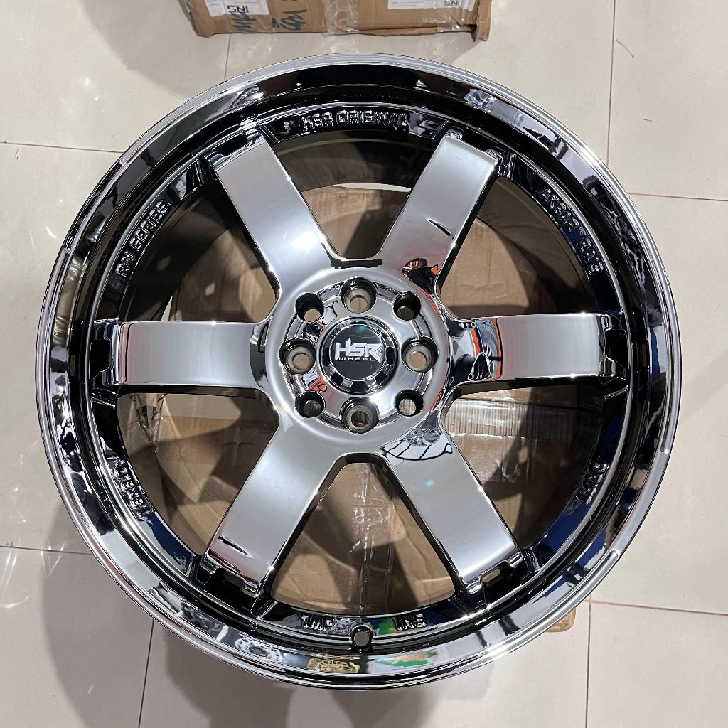 Velg Mobil Brio, City, Jazz R15 Black Chrome Velg Black Chrome Ring 15 Hsr Rai S3