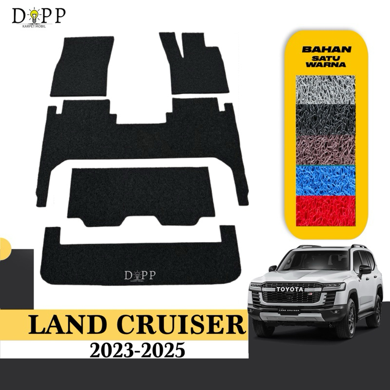 Karpet Mobil Land Cruiser / Karpet Mobil Mie Bihun Toyota Land Cruiser VX R & GR S 2023 - 2025
