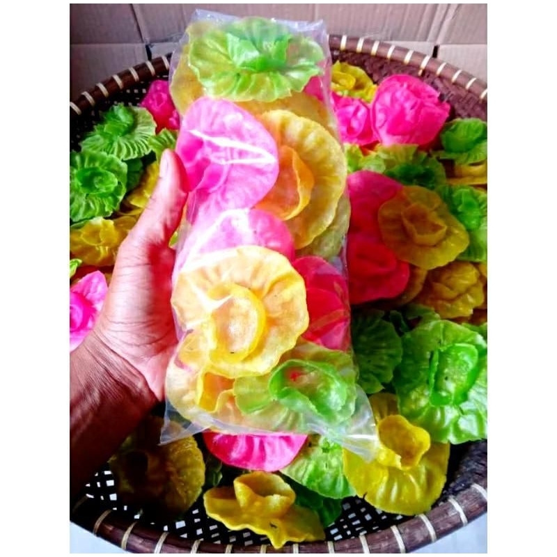 

KERUPUK DAPROS ISI 24 500GRM ATAU PALERED WARNA WARNI