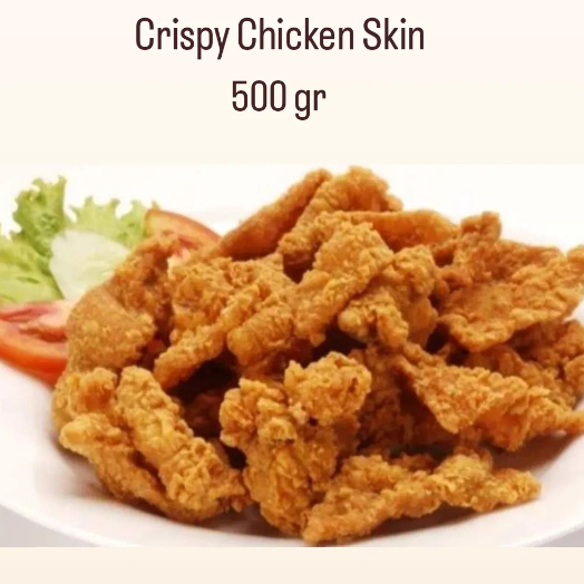

PRIMS CORNER Chicken Skin Crispy Kulit Ayam Goreng Enak Frozen no msg no pengawet