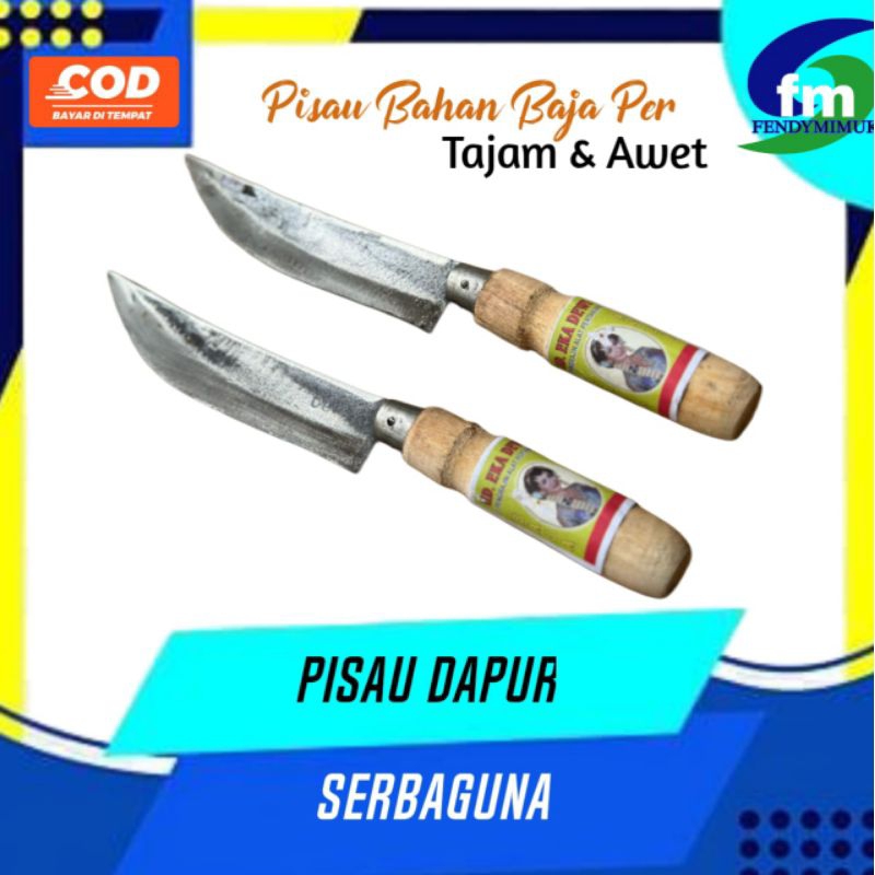 Pisau Dapur Tajam Serbaguna bahan Baja Per super tajam