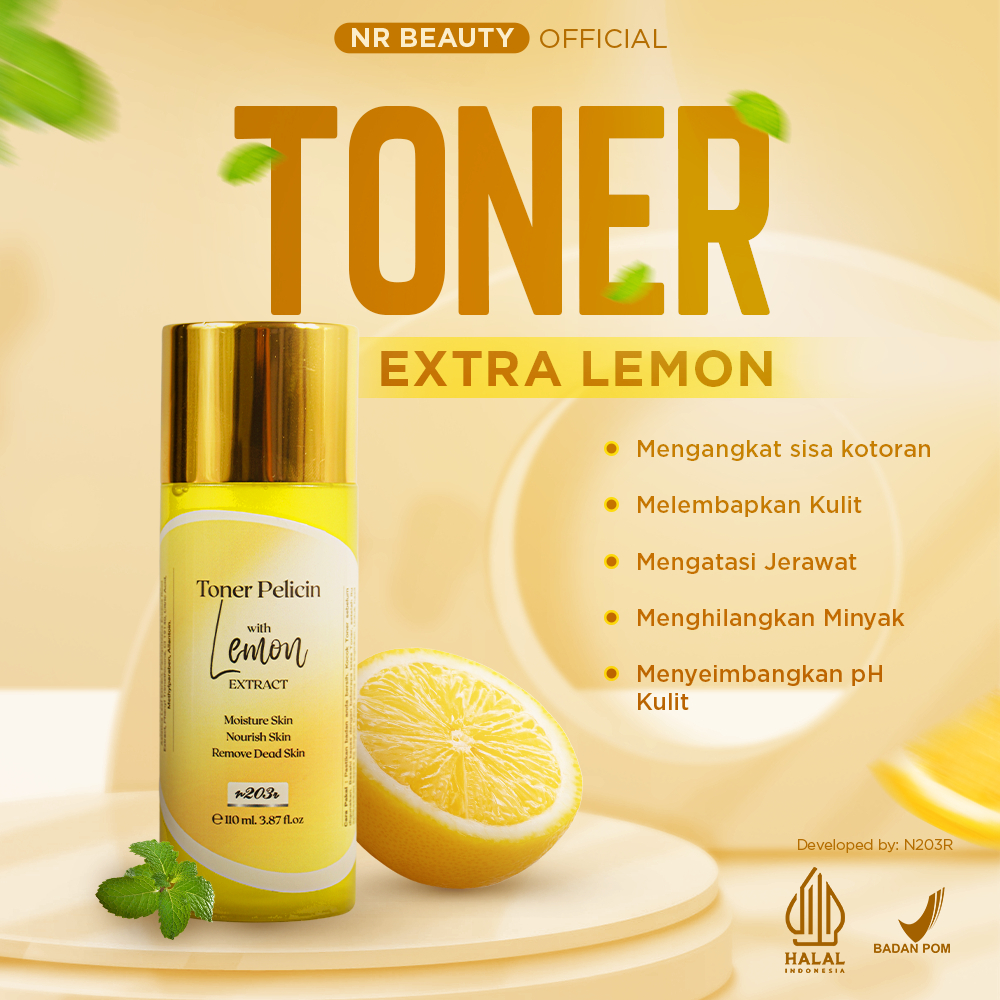 N203R Toner Pelicin Extra Lemon NR Beauty 110ML
