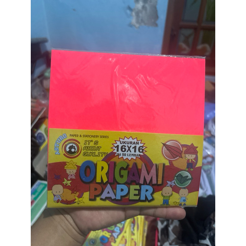 

Kertas Lipat 16x16 Asturo - Origami Paper Asturo 16 x 16 Isi 50 Lembar