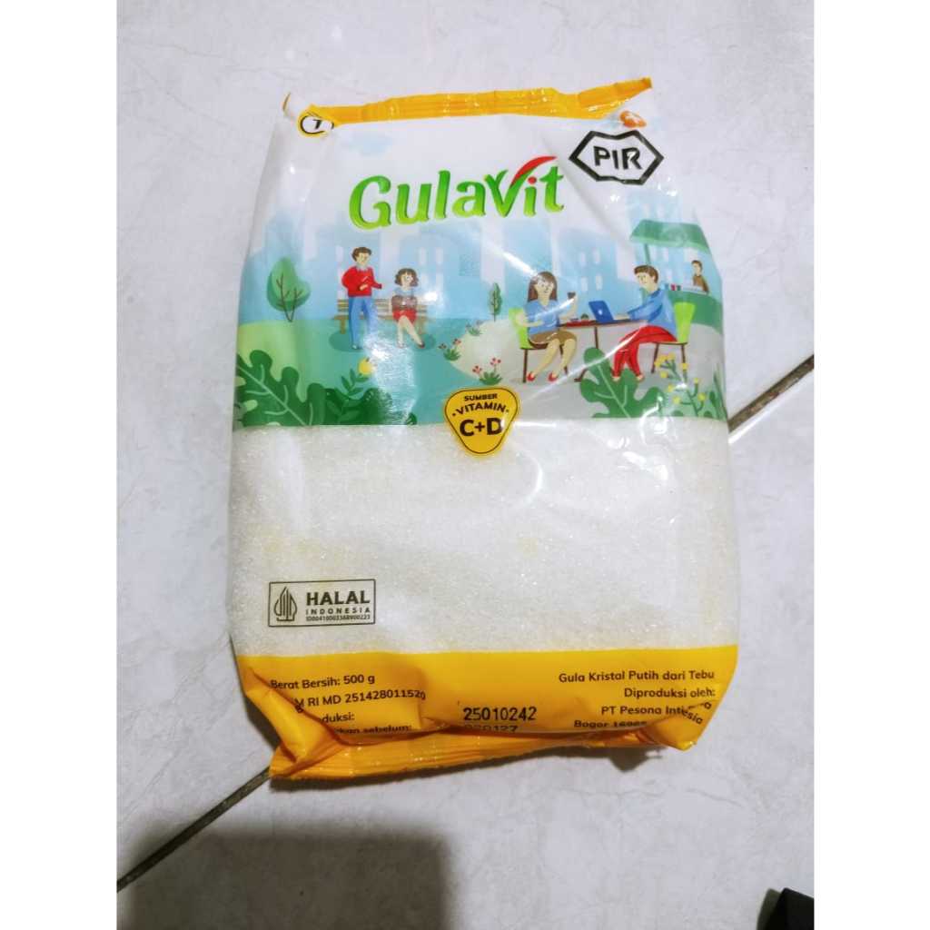 

1Pcs Gula Pasir Gulavit Kemasan 500G