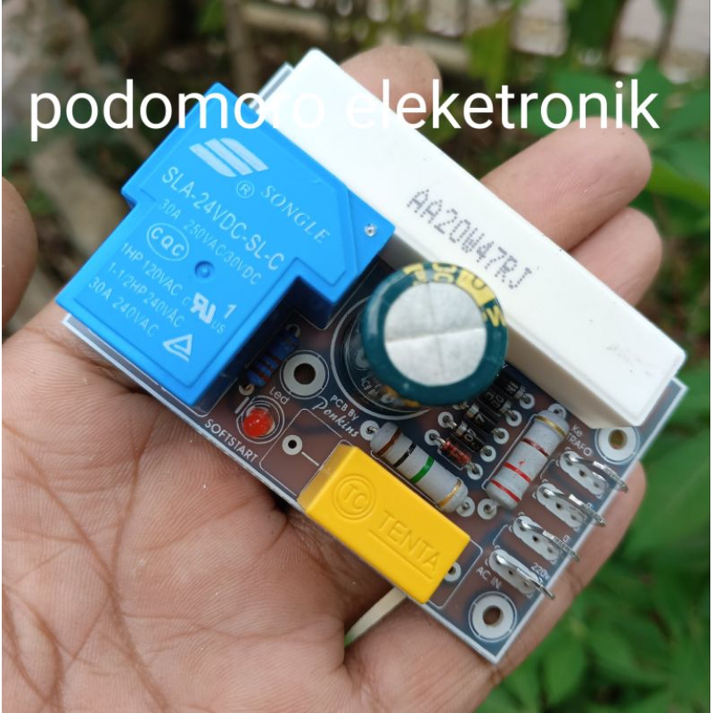 Jtterang Softstart Power Amplifier Anti Jeglek Pcb Fiber Tebal