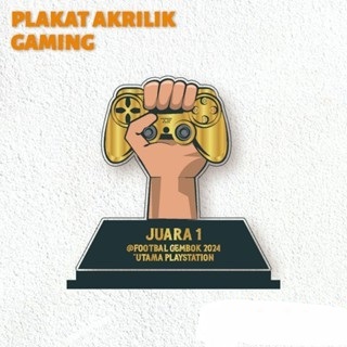 Plakat Gaming Piala Game Piala E Sport Piala PS Akrilk Custom