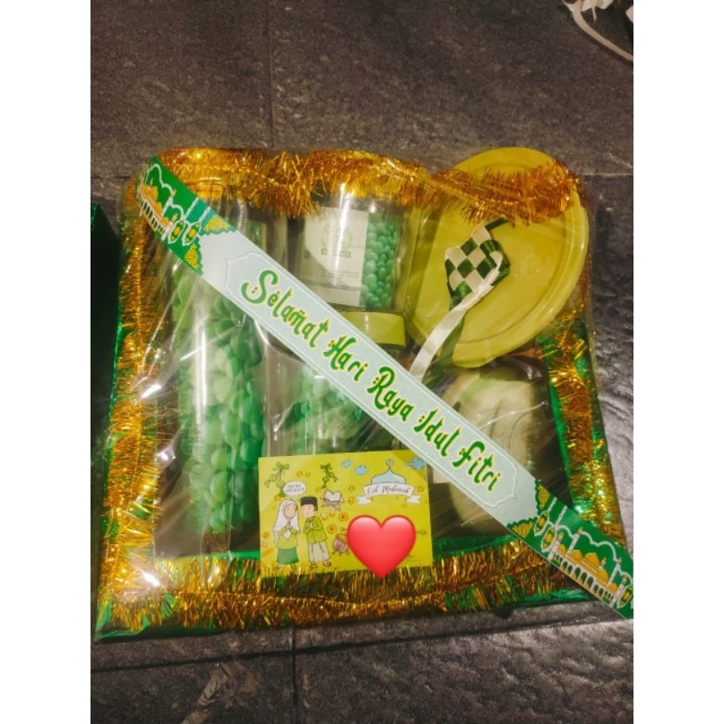 

TERMURAH PAKET HAMPERS TOPLES KACA PREMIUM 5in1