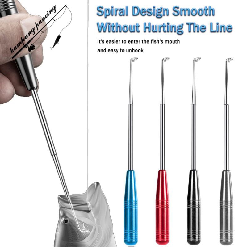 pelepas kail pancing bahan metal baja anti karat