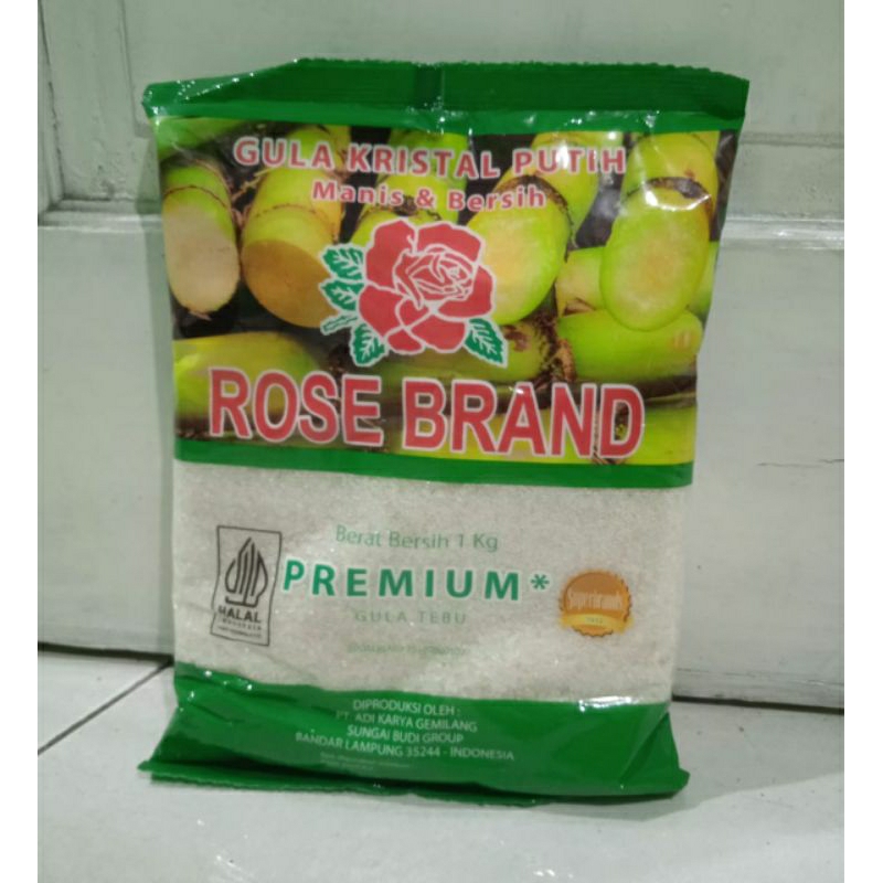

Gula pasir Rose Brand 1 kg