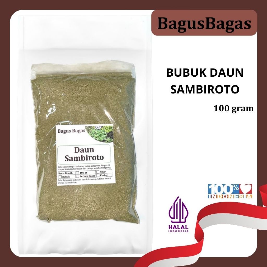 

Bubuk Daun Sambiloto 100gr – Herbal Pahit untuk Daya Tahan Tubuh & Diabetes