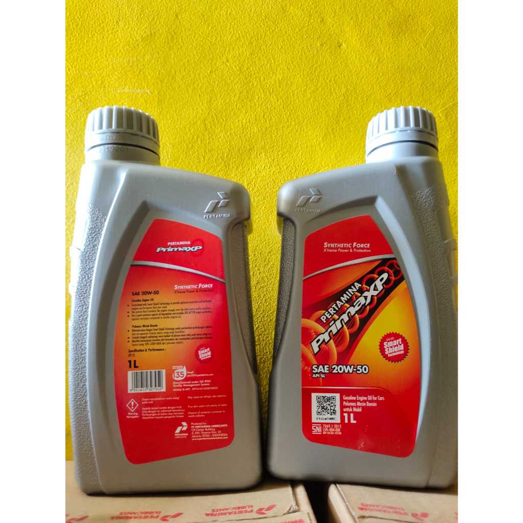 OLI PRIMA XP 1 LITER SAE 20W OLI MESIN PERTAMINA PRIMA XP 20W - 50 1LITER