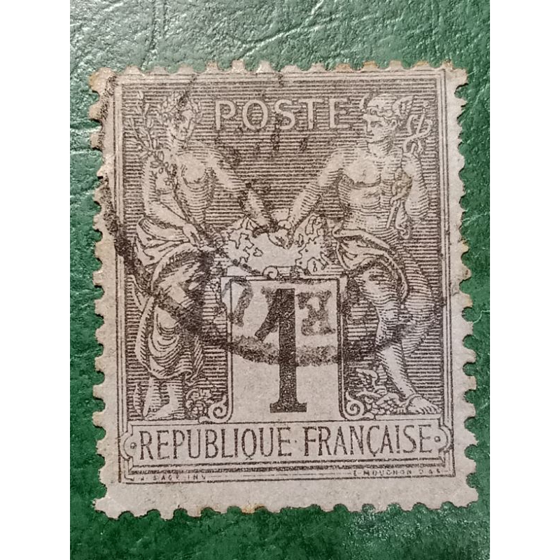 

Prangko Perancis 1C tahun 1877-1900 USED