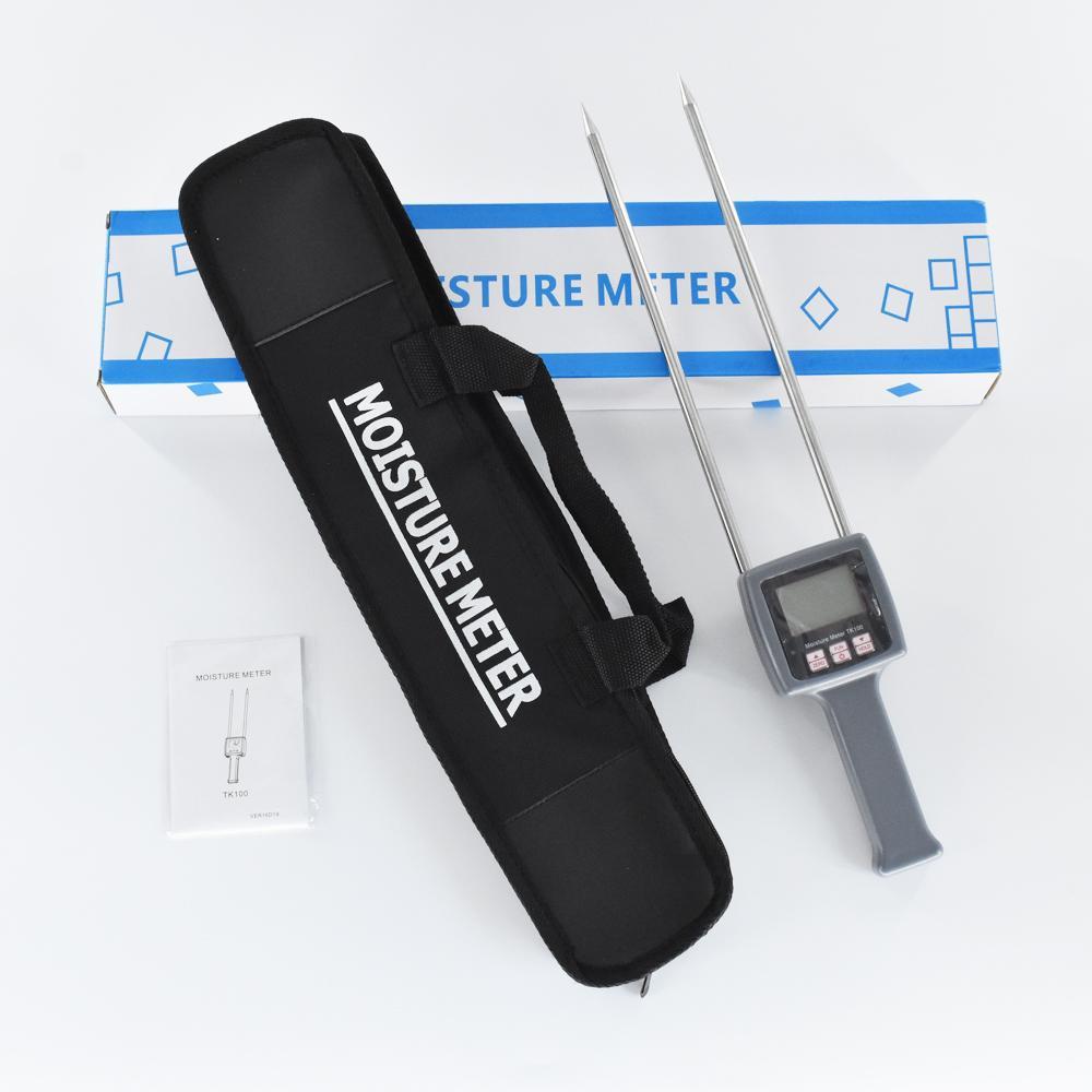 Moisture Meter TK100 Grain Ukur Kadar Air Gandum Beras ukur kadar air serbuk bubuk tepung
