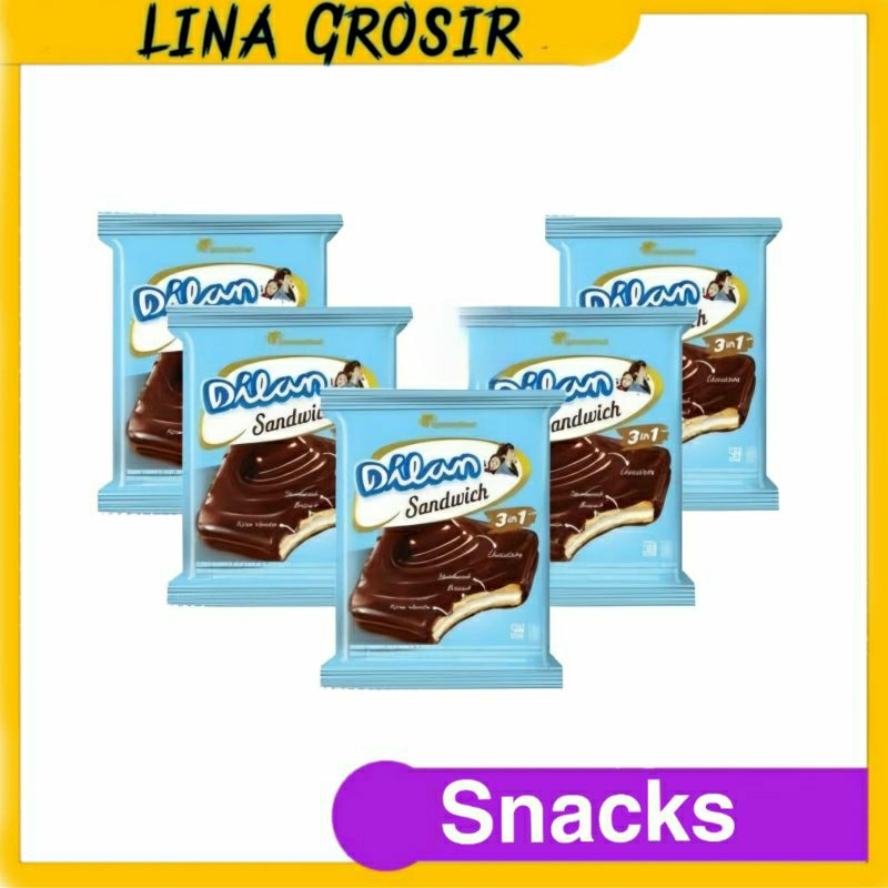 

GARUDA FOOD Dilan Sandwich Chocolate 16gr @ 10pcs