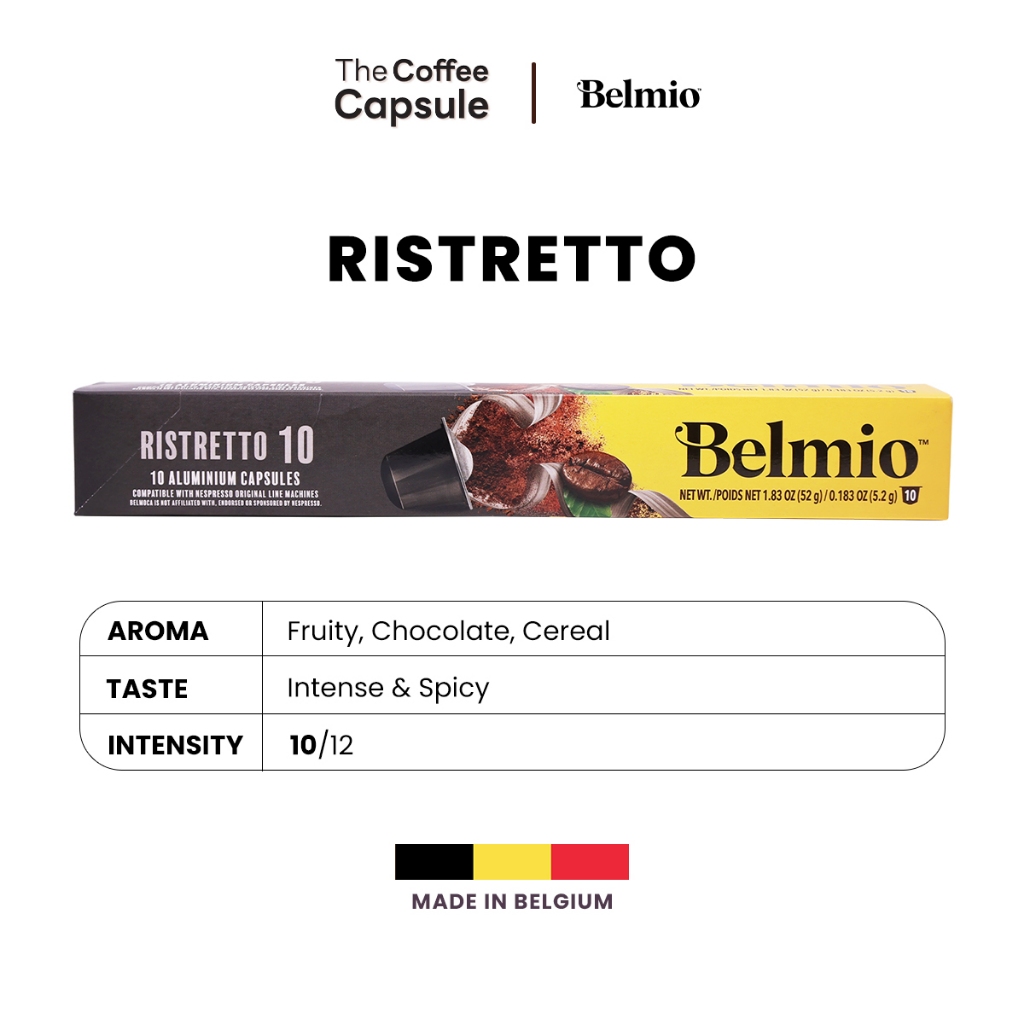 

Belmio Coffee - Ristretto [Kopi Kapsul - Nespresso Compatible]