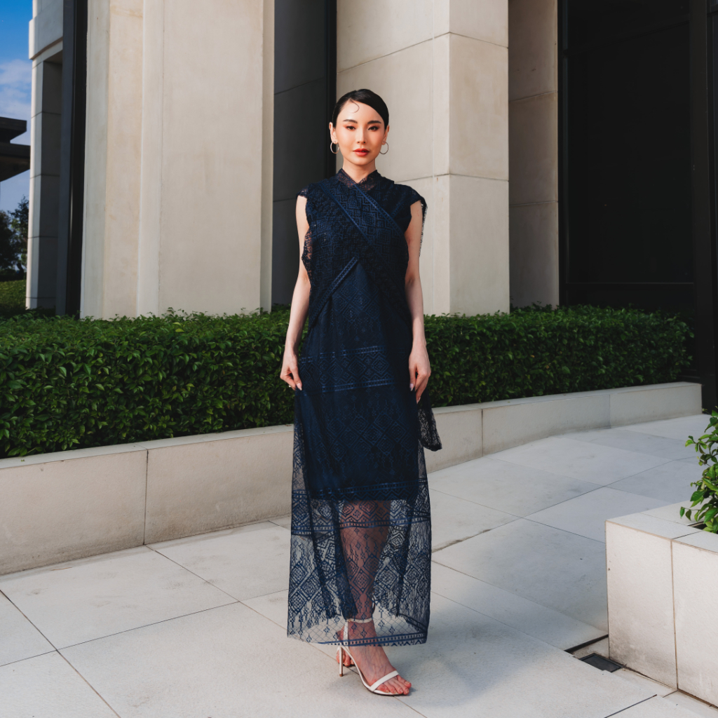 Ayla Dress Navy - Atvezzo Dress