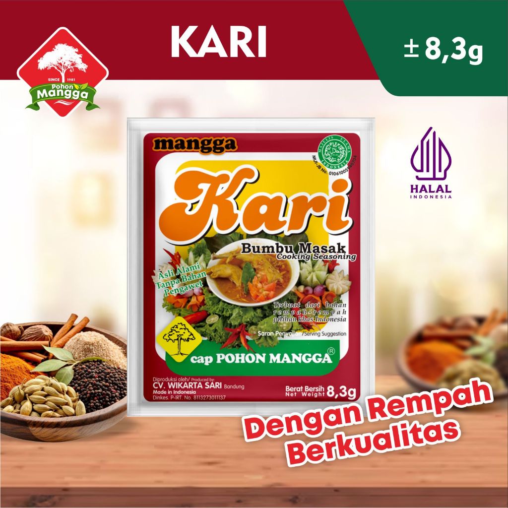 

Cap Pohon Mangga Bumbu Kari
