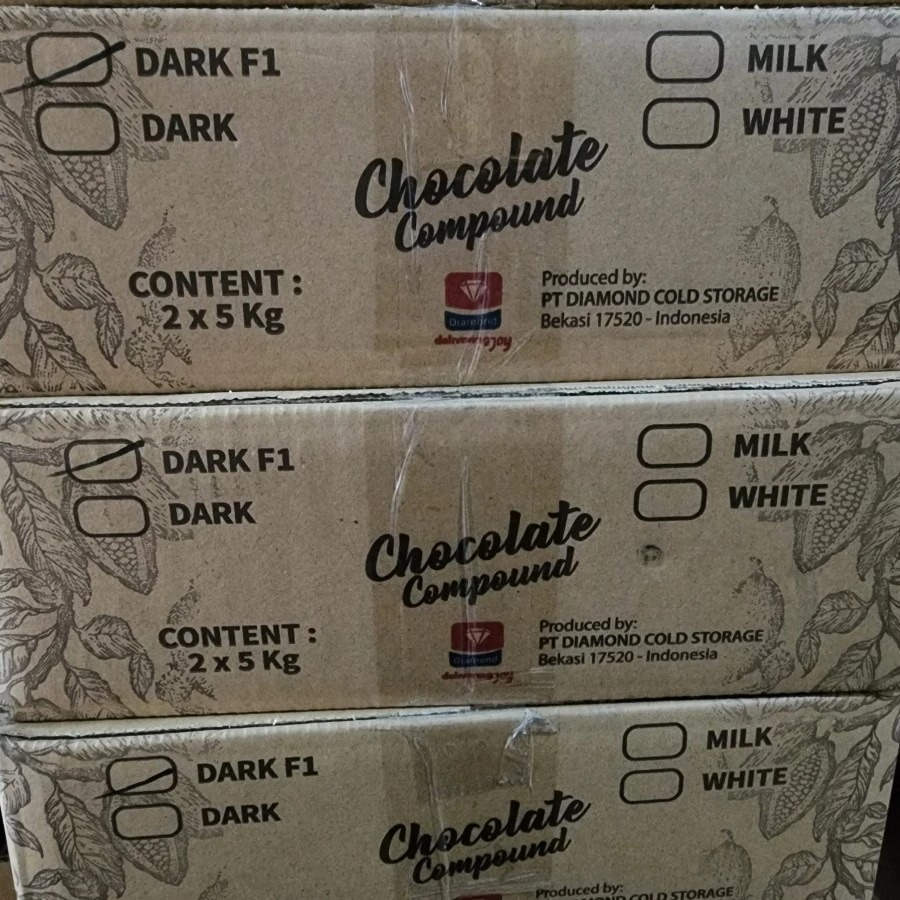 

RB Diamond Dark Chocolate Compound F1 REPACK 250gr 500gr