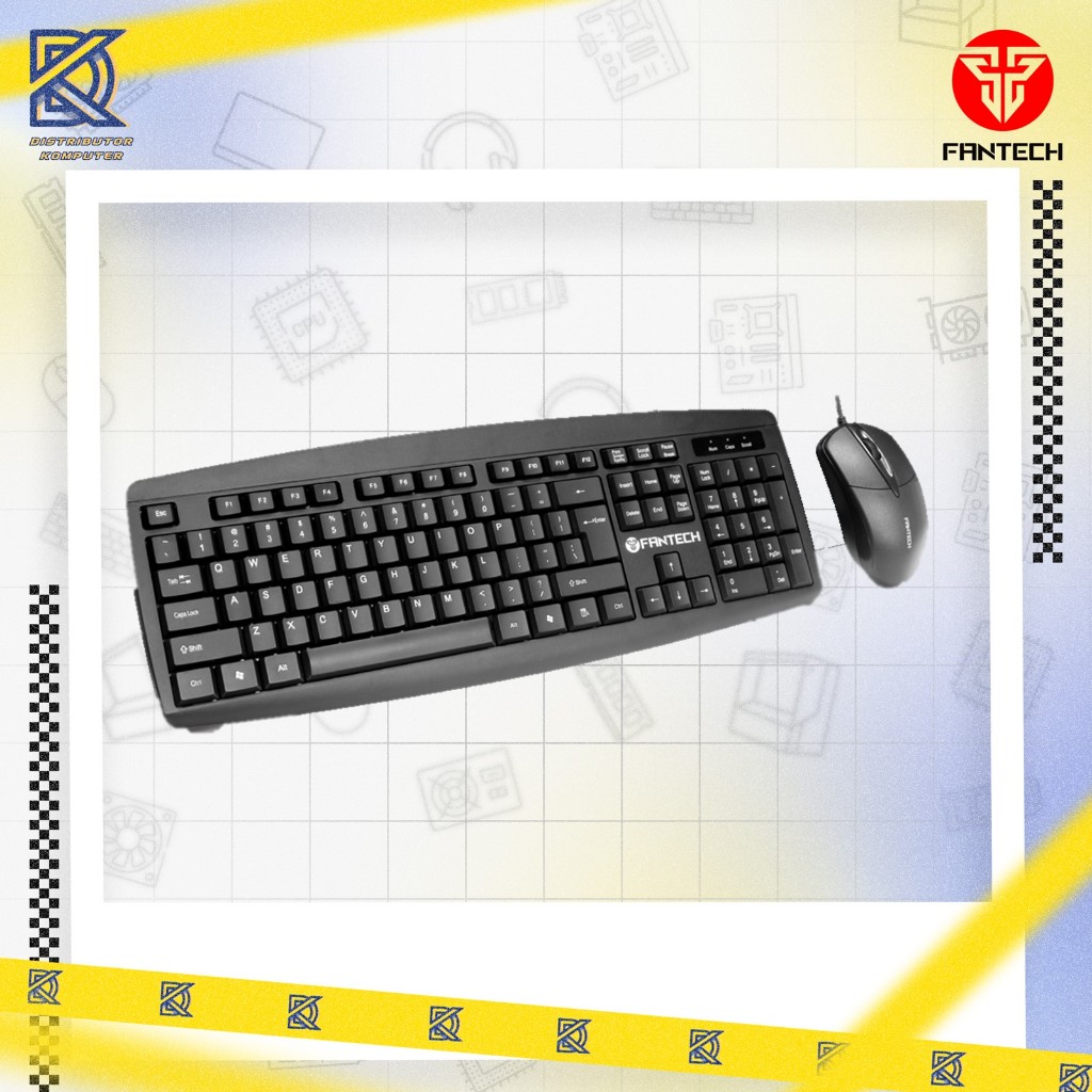 FANTECH KEYBOARD MOUSE KM-100 COMBO | USB KEYBOARD + MOUSE