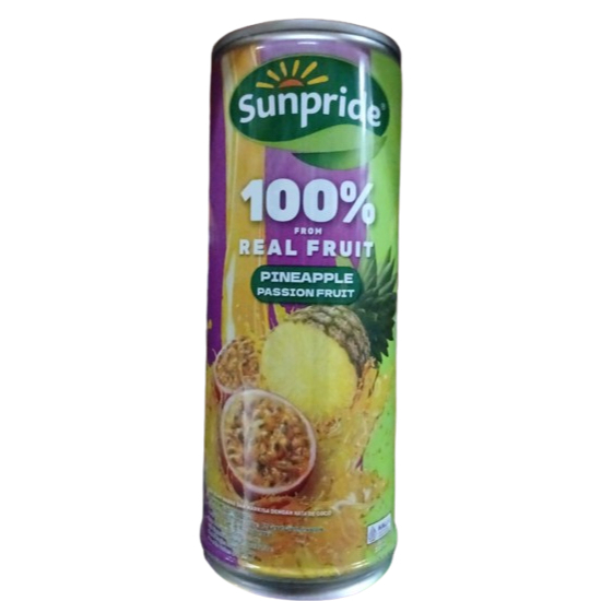

Sunpride Juice RTD Passion Fruit Pine 220ml – Jus Buah Segar & Alami