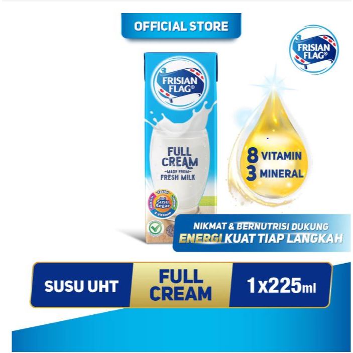 

Frisian Flag Susu UHT Full Cream 225ml