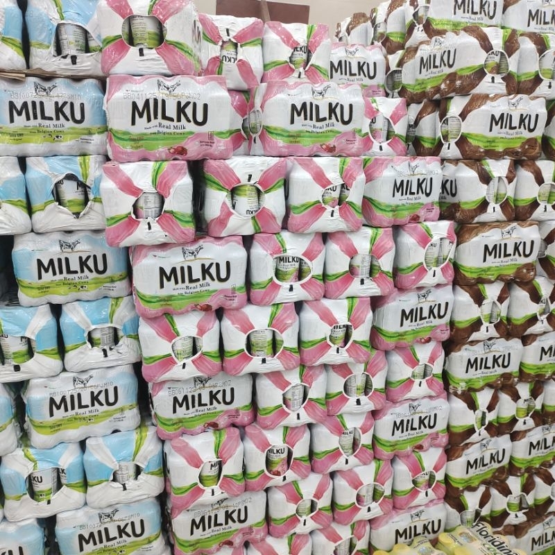 

Milku minuman susu pet 200ml 1slop Rasa Original/Coklat/Strawberry
