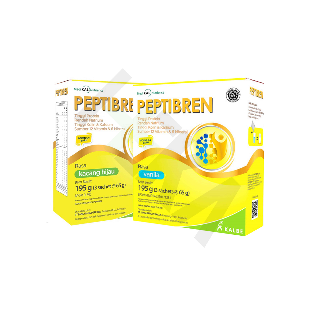 

Peptibren Vanila/Kacang Hijau 195 gram - Pasien Stroke dan Mencegah Pikun [Tembalang]