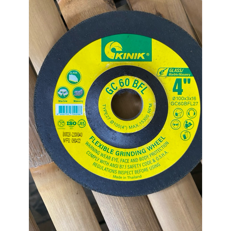 Mata Gerinda Batu Poles Fleksibel “4 Kinik GC 60 BFL