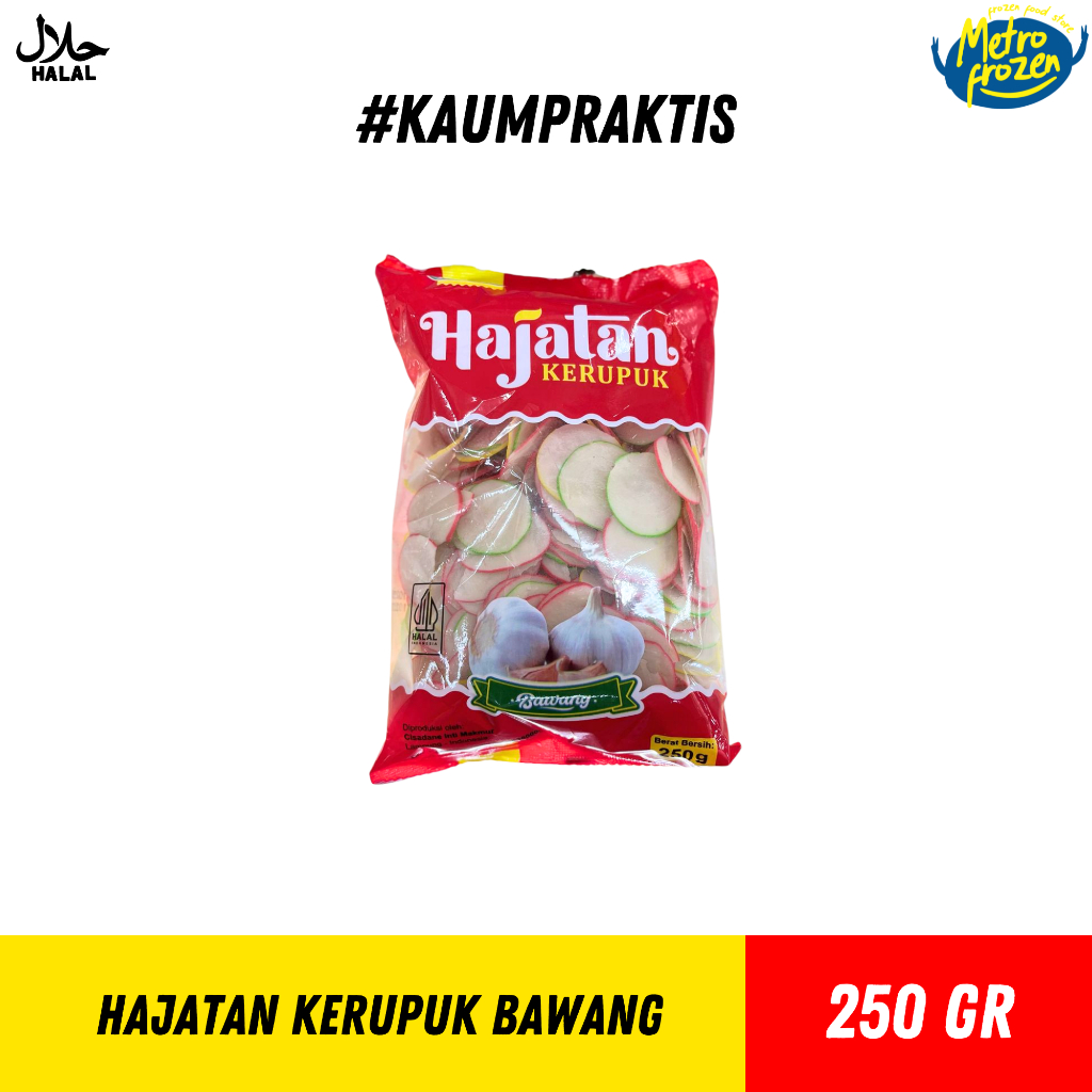 

HAJATAN Kerupuk Bawang 250gr