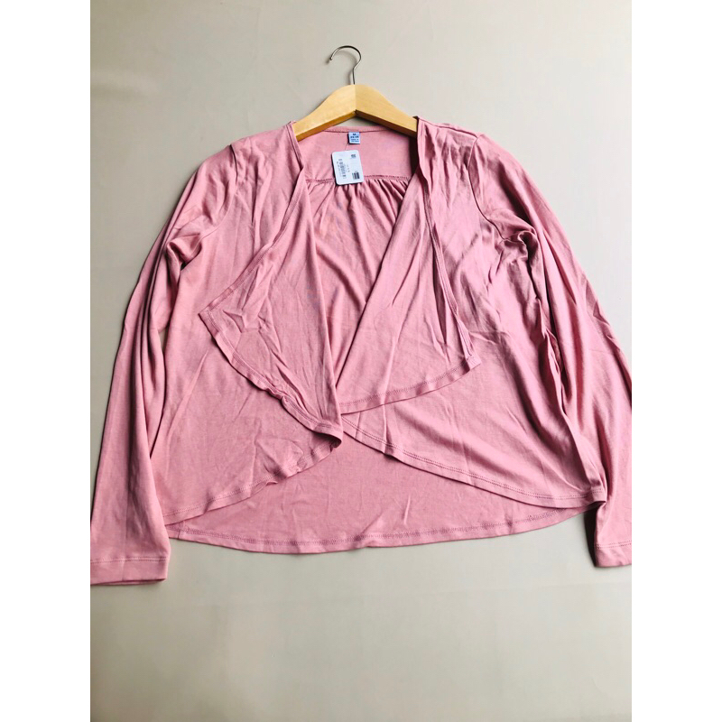 Uniqloo Cardigan/ Blazer Polos Wanita Lengan Panjang