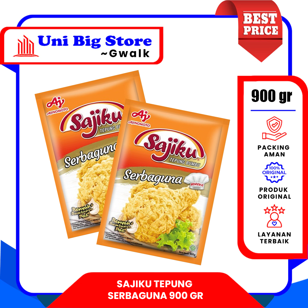 

SAJIKU TEPUNG BUMBU SERBAGUNA - 900 gr