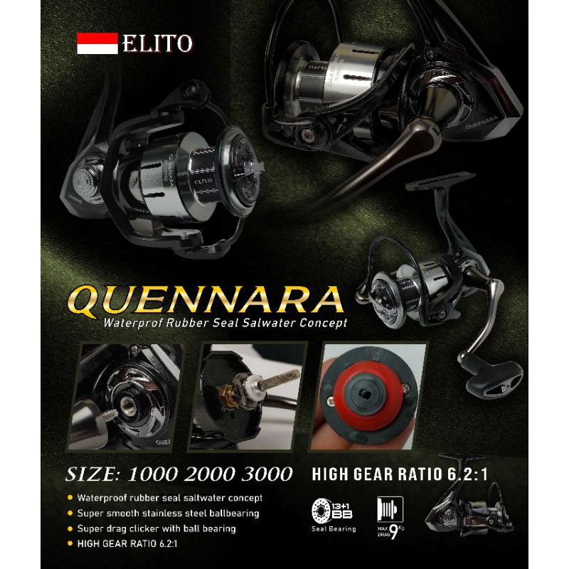 reel elito quenara sw power handle 1000-2000