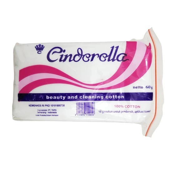 Cinderella Kapas Ekonomi/ Kapas Pembersih Wajah