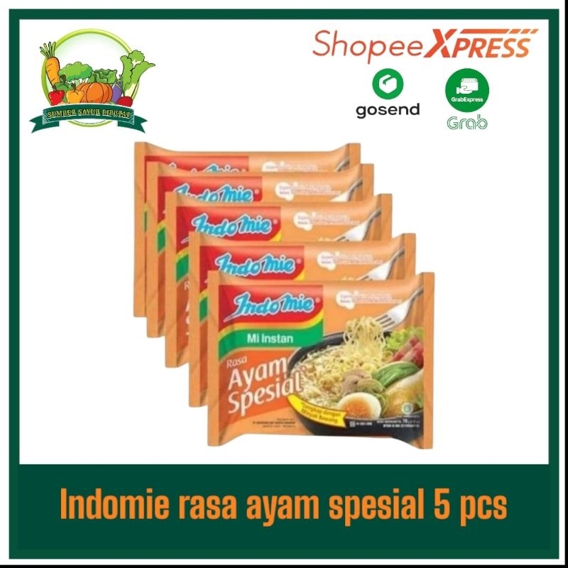 

Indomie rasa ayam spesial 5 pcs - KIRIM INSTAN