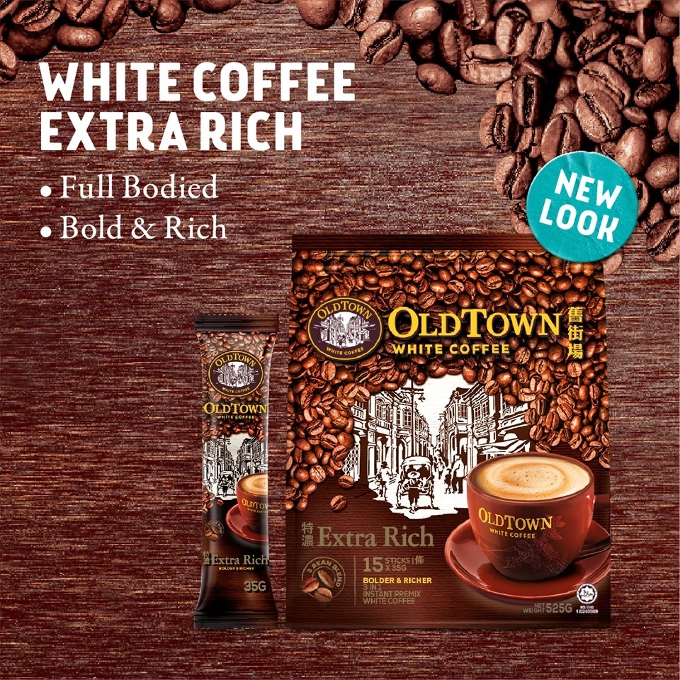 

OLDTOWN Extra Rich Instant Premix 3in1 White Coffee ( 35g x 15stik )