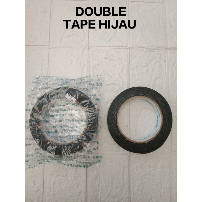 

ISOLASI DOUBLE TAPE HIJAU