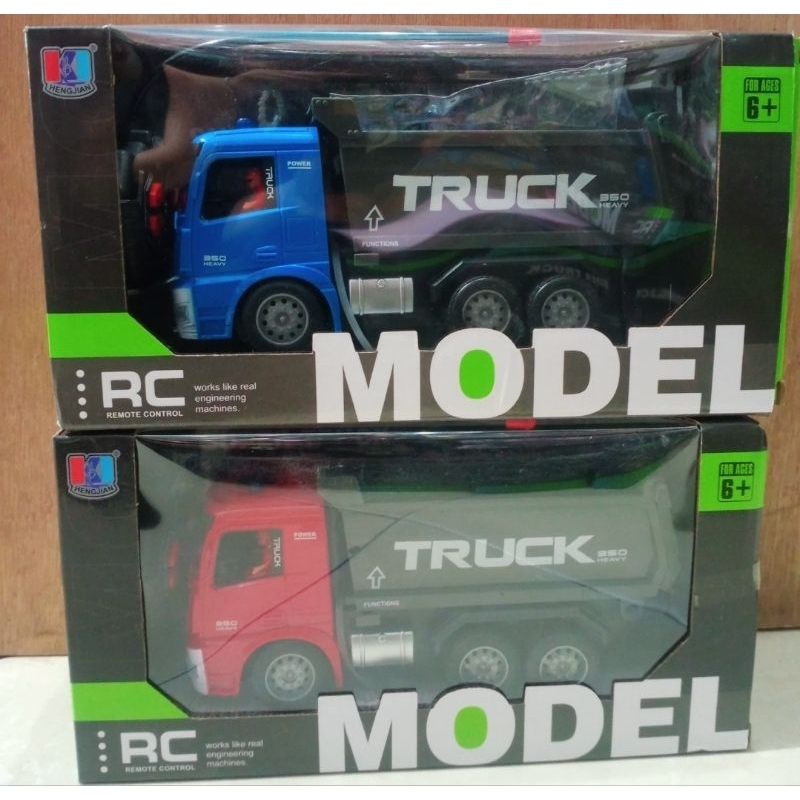 mobil pasir remote RC dump truck model