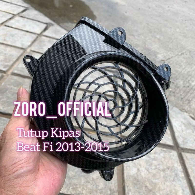 Tutup cover Kipas Beat Fi 2014 - 2016 Carbon ZORO