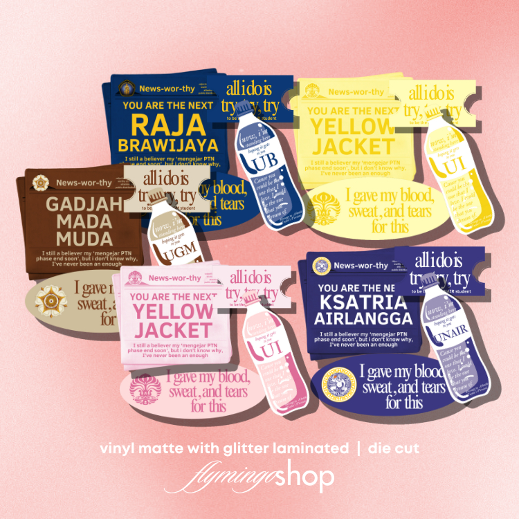 

[PRE-ORDER] sticker pejuang PTN (taylor's version)