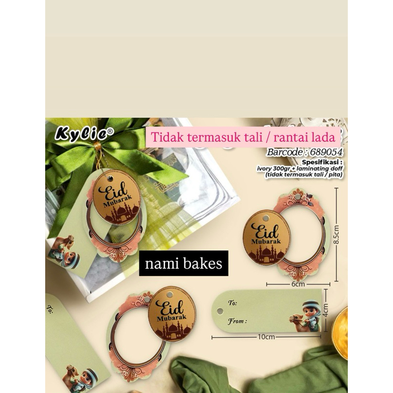 

Hang Tag Eid Mubarak (isi 10set)