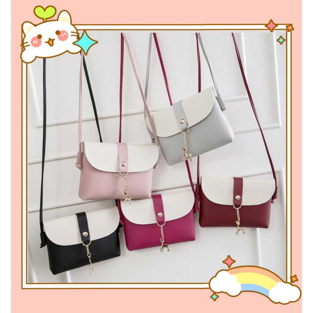 [V1] Tas Slingbag Mini | Tas Selempang HP | Tas fashion slingbag pouch selempang lucu | Tas fashion
