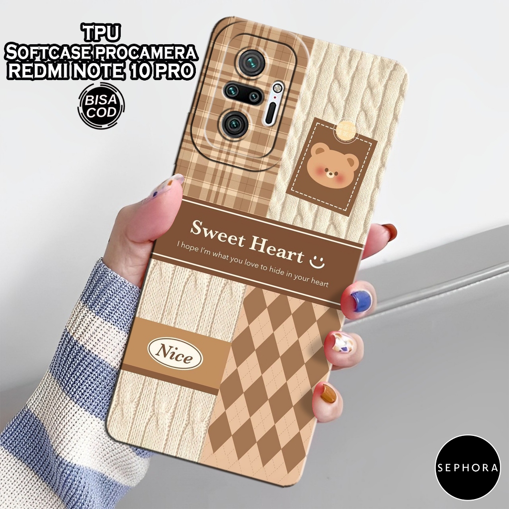 Case Xiaomi Redmi Note 10 Pro - Fashion Case Lucu - Softcase Xiaomi Redmi Note 10 Pro - Case Pro Cam