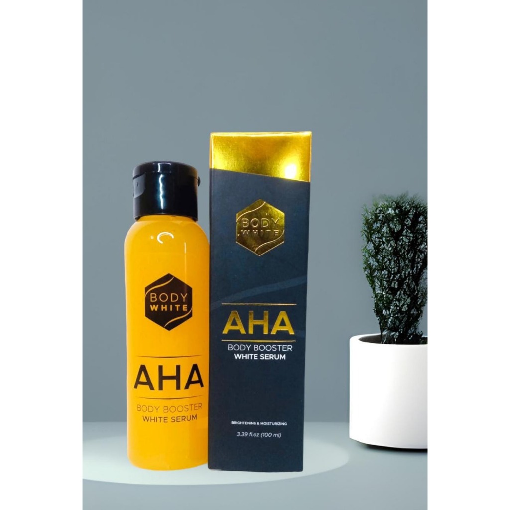 AHA BODY WHITE SERUM 100 ML BESAR - BODY WHITE BOSTER-MENCERAHKAN KULIT DENGAN CEPAT