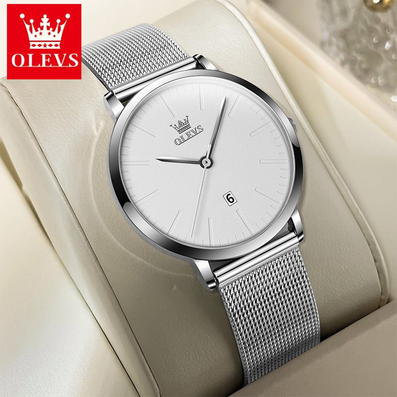OLEVS Jam Tangan Wanita Original Analog Casual Fashion Bisnis Anti Air Jam Tangan Anak Perempuan