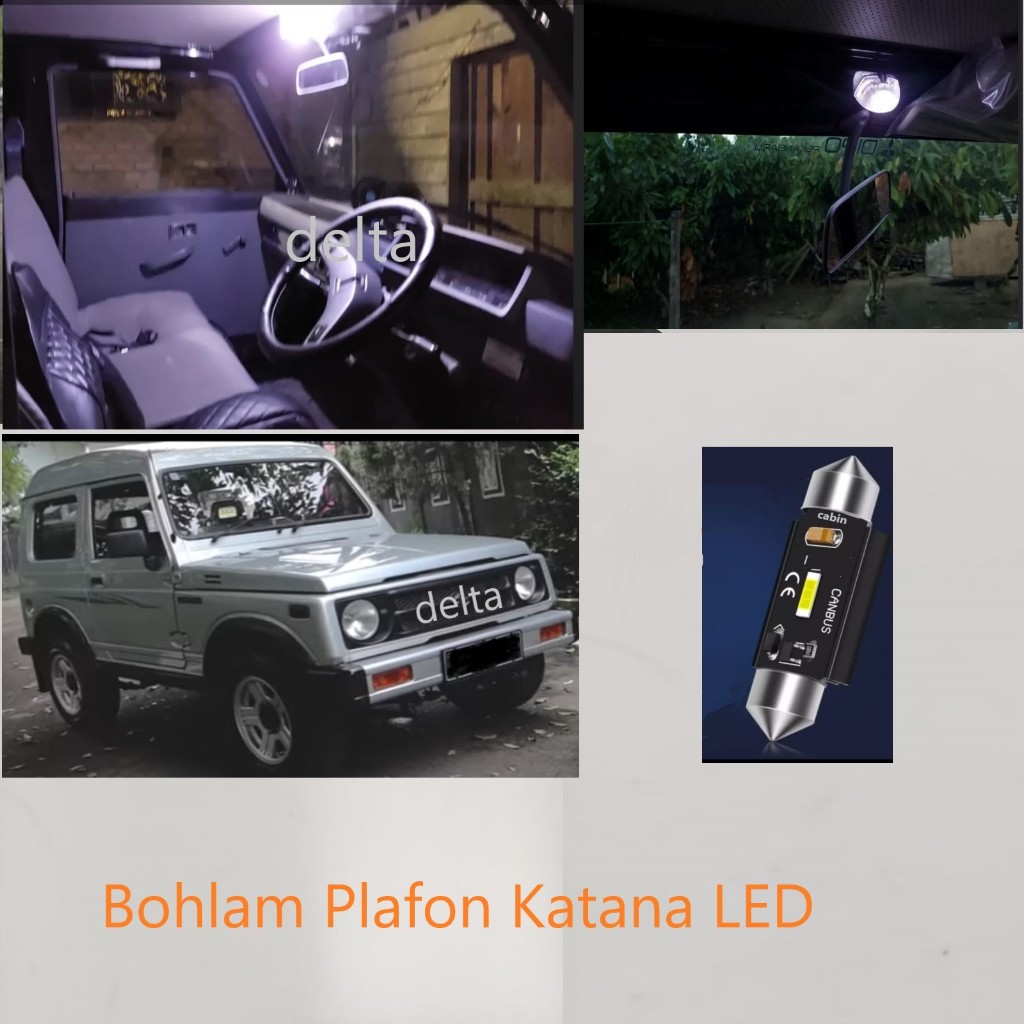 Bohlam Lampu Plafon Kabin Suzuki Katana LED putih