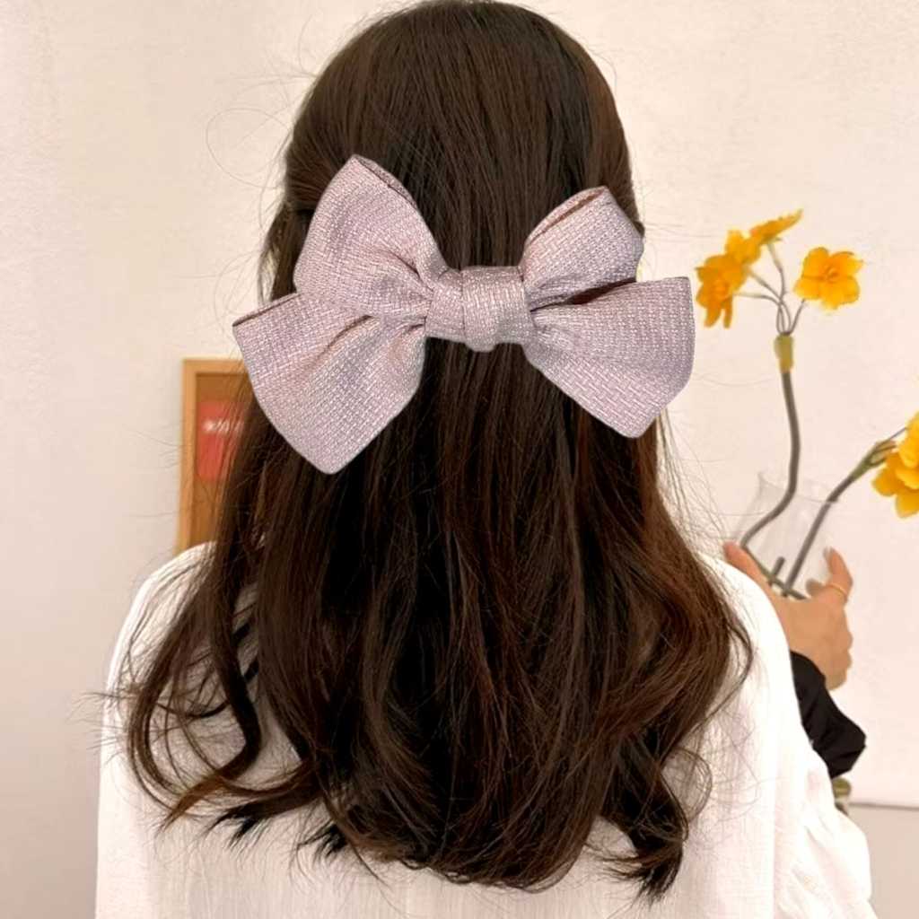 Veiso_Jepit Pita Korea Jumbo/jepitan rambut pita/Gaya KOREA Jepit Rambut/jepit rambut