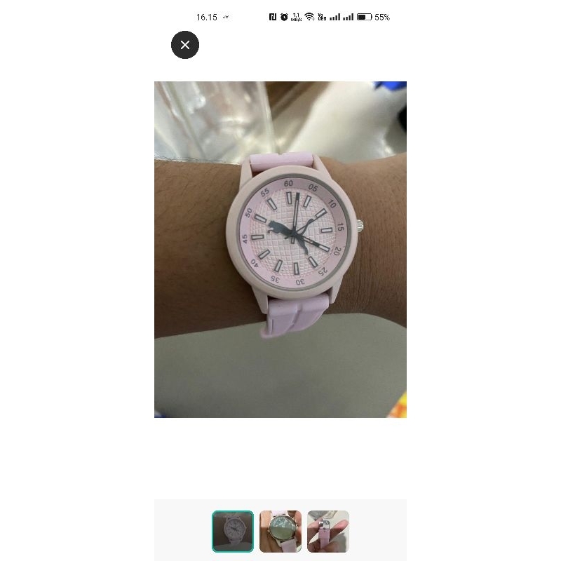 jam tangan puma pink perempuan pink