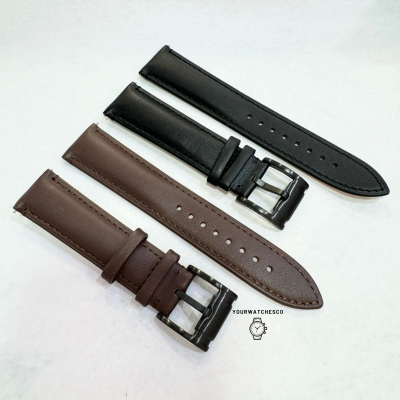 Tali Strap Jam Tangan Fossil Kulit 20mm / 22mm | Tali Kulit Jam Tangan | Tali Jam Fossil | Leather S