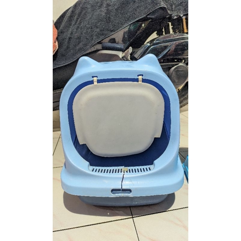 Preloved litter box kucing box kotoran kucing