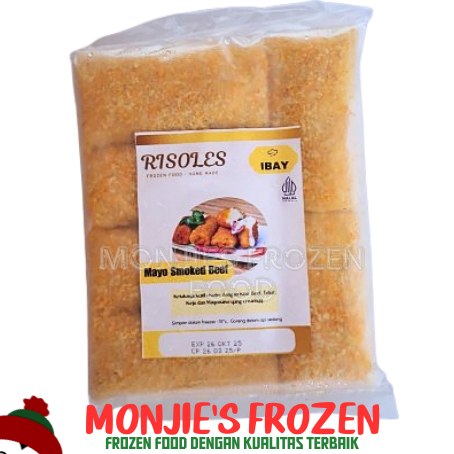 

RISOLES MAYO SMOKED BEEF Isi 6 - Risoles Daging Sapi Asap Frozen